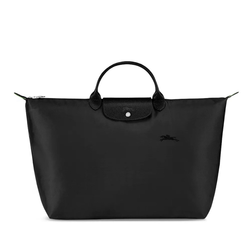 Longchamp Le Pliage Black Extra Large Recycled Nylon Travel Bag